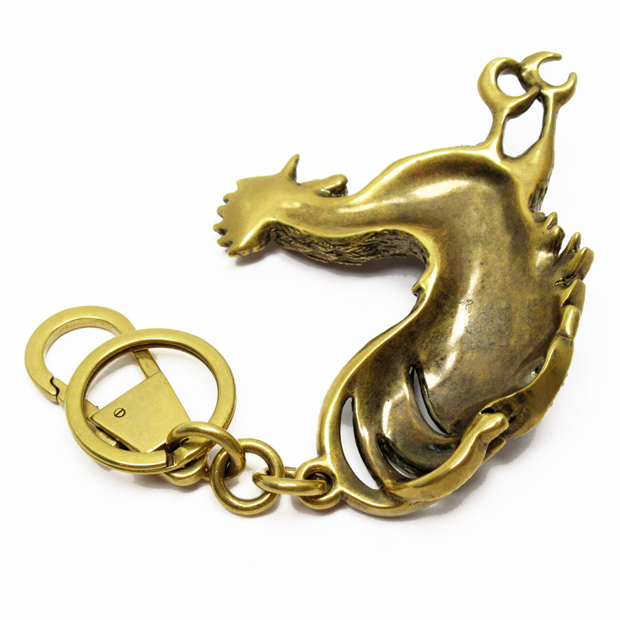 楽天市場】グッチ GUCCI チャーム キーリング ニワトリモチーフ メタル