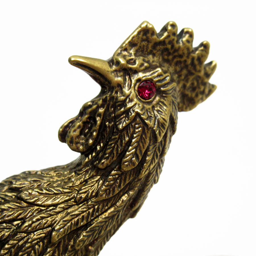 楽天市場】グッチ GUCCI チャーム キーリング ニワトリモチーフ メタル