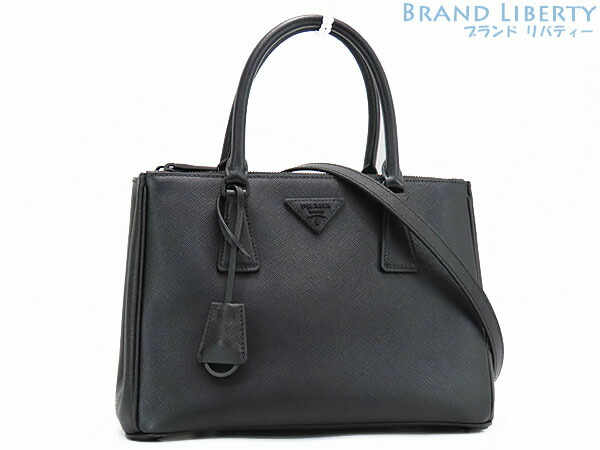 楽天市場】【レアほぼ新品】プラダ PRADA ガレリア サフィアーノレザー