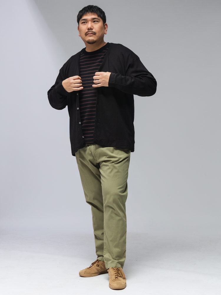 楽天市場】チノパンツ メンズ 大きいサイズ ツータック ボトムス