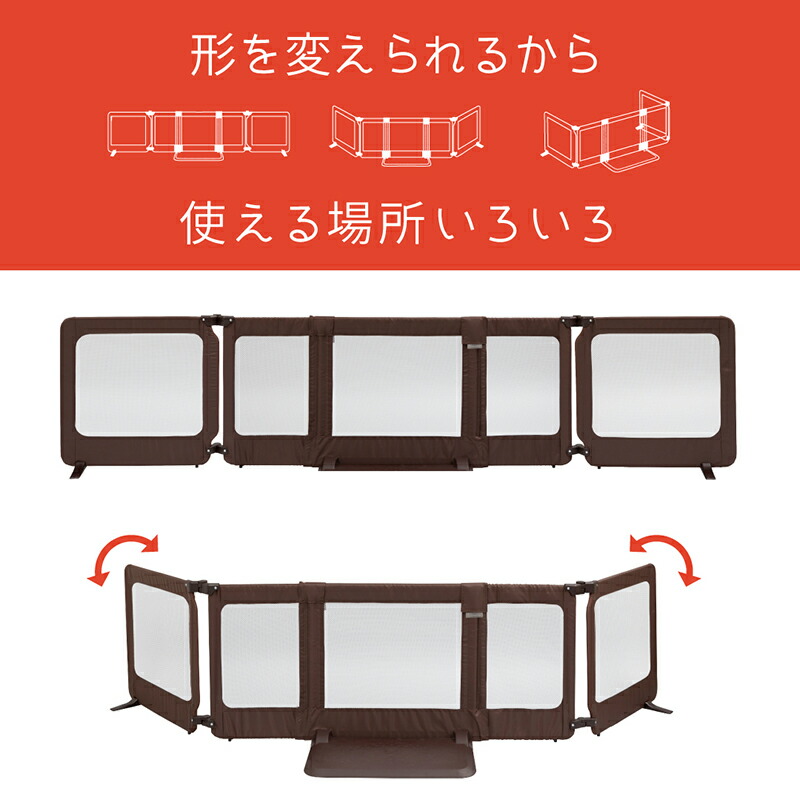 楽天市場】日本育児 おくだけ とおせんぼ スマートワイド ブラウン