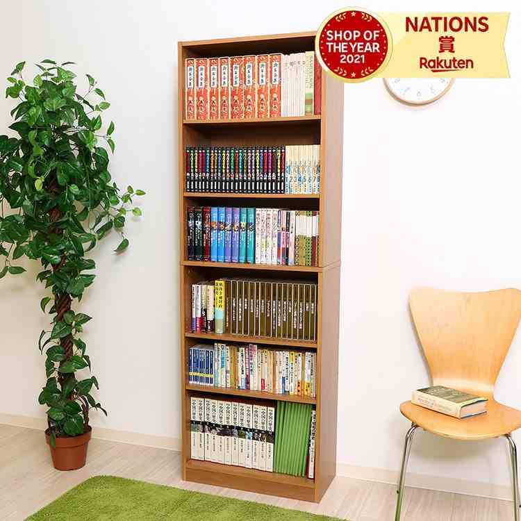 楽天市場】多目的棚 180*60 NA 不二貿易 本棚 多目的棚 6段 1列 幅60