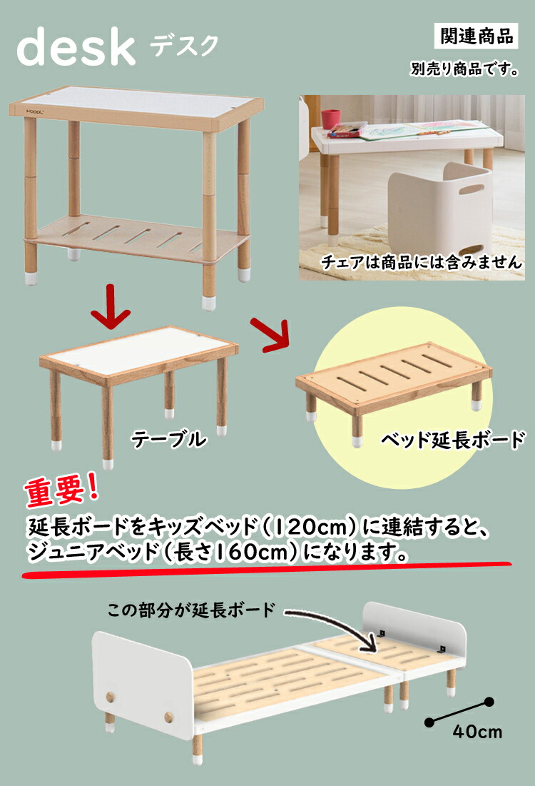 楽天市場】HOPPL（ホップル）bebed べベッド（キッズ）キッズベッド