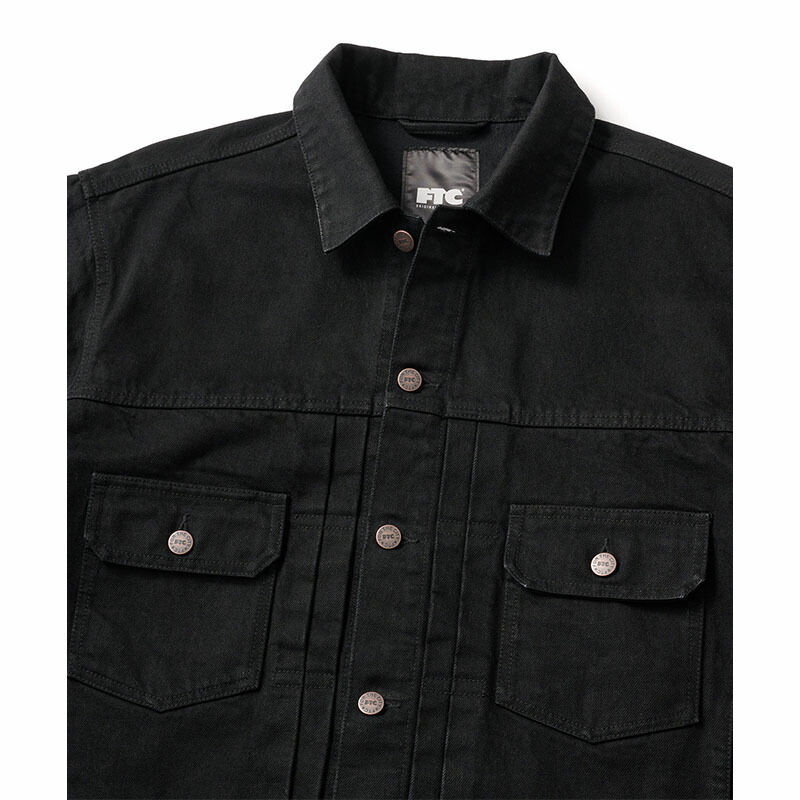 楽天市場】エフティーシー FTC デニムジャケット アウター ブラック