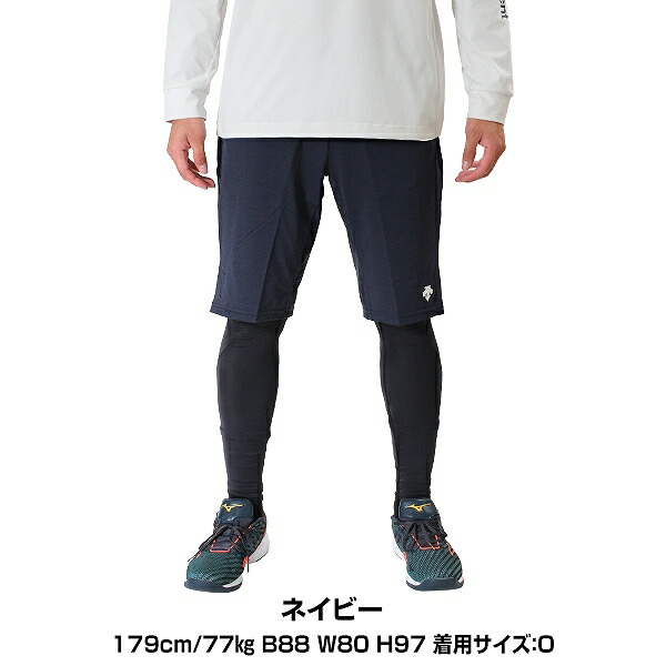 DESCENTEバリアハーフパンツサイズXO DESCENTEバリアハーフパンツ