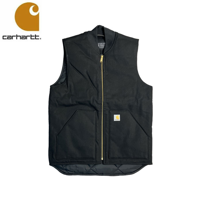楽天市場】carhartt ダック ベスト ブラックの通販