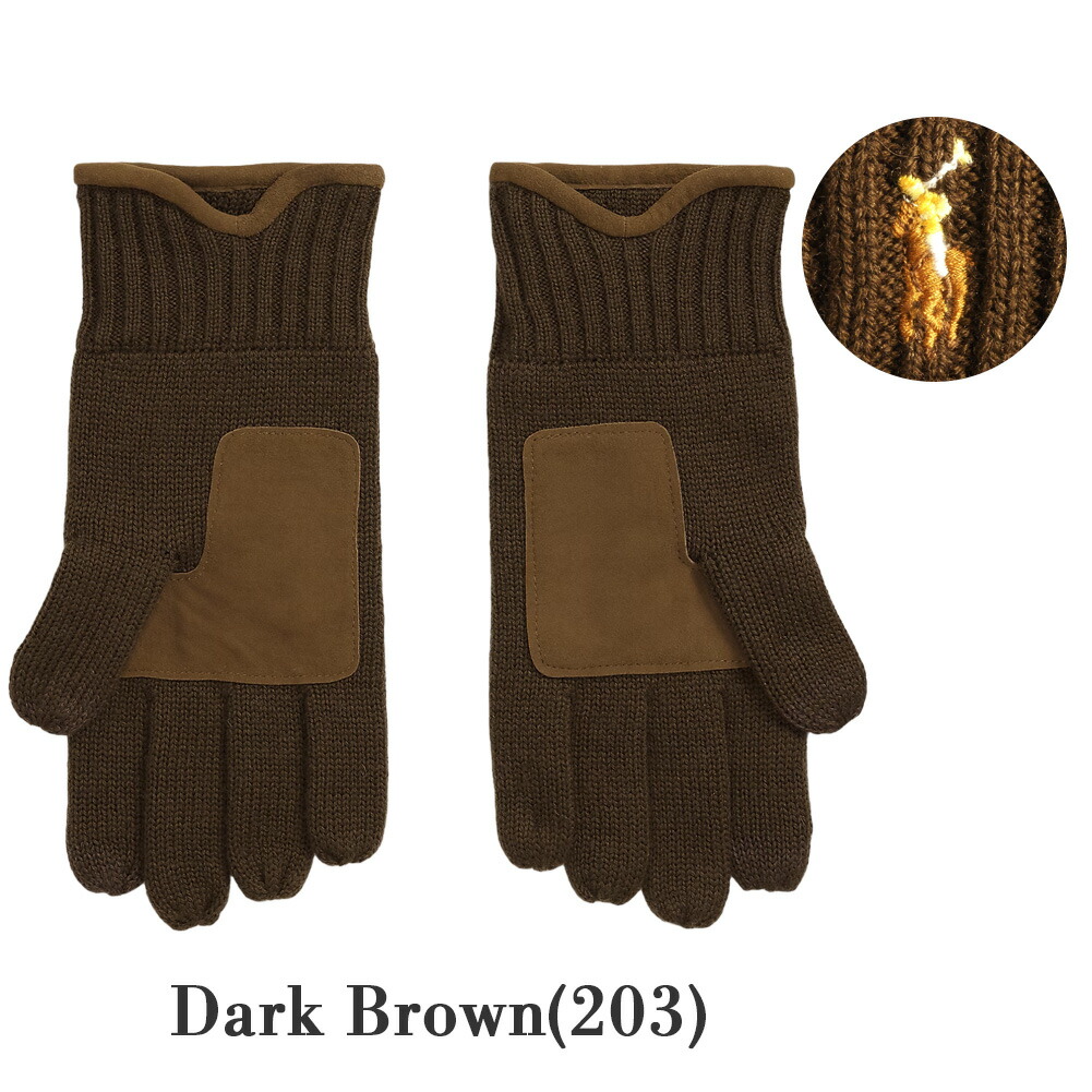 楽天市場】ポロ ラルフローレン 手袋 スマートフォン対応 レザーパッチ