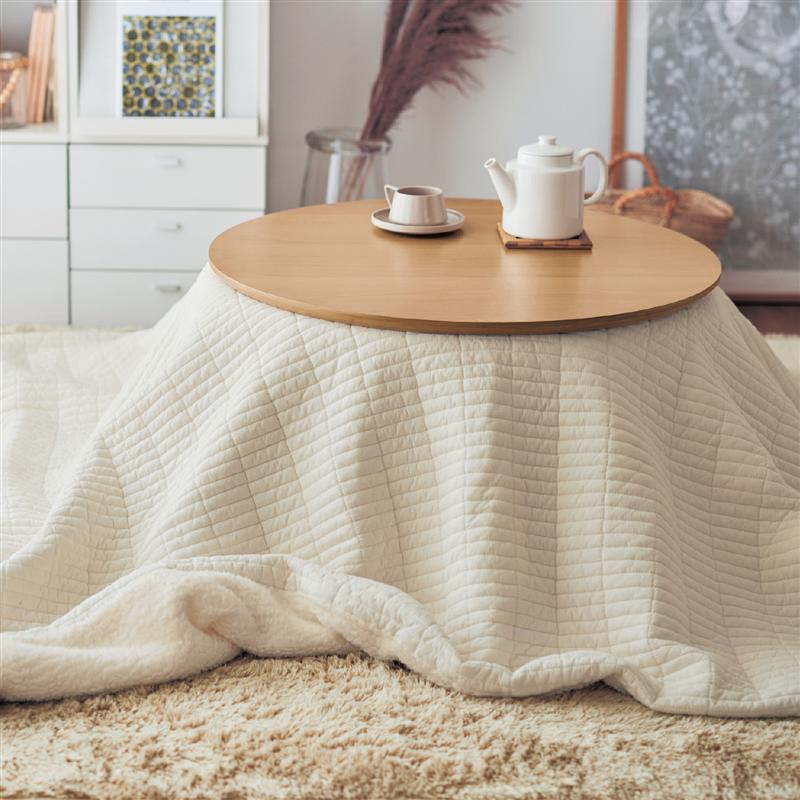 楽天市場】円形 ヒーターが選べる こたつ テーブル ◇ Bタイプ：幅80cm