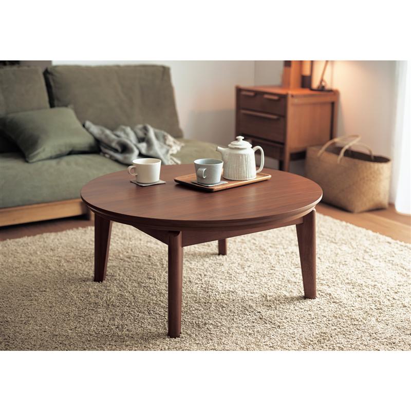 楽天市場】円形 ヒーターが選べる こたつ テーブル ◇ Bタイプ：幅80cm