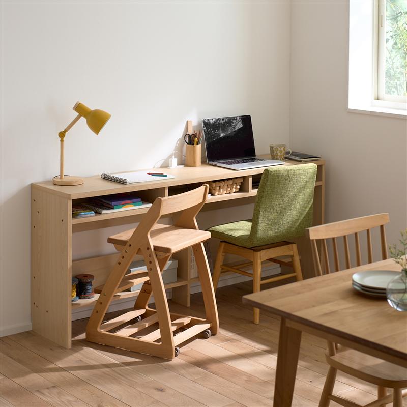 楽天市場】ベルメゾン コンセント付き薄型シンプルデスク ◇ 幅120cm