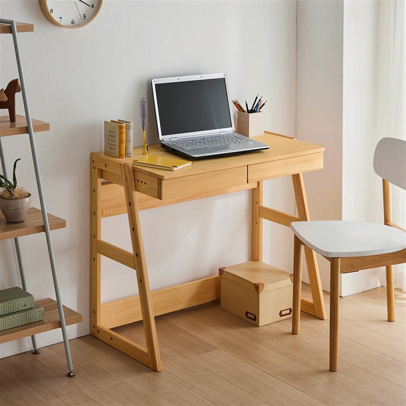 楽天市場】ベルメゾン 高さ調整式デスク 「 ナチュラル ホワイト