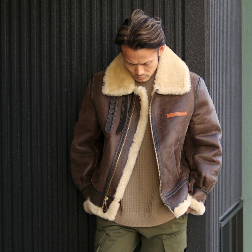 楽天市場】AVIREX アビレックス B-3フライトジャケット 2105 ブラウン