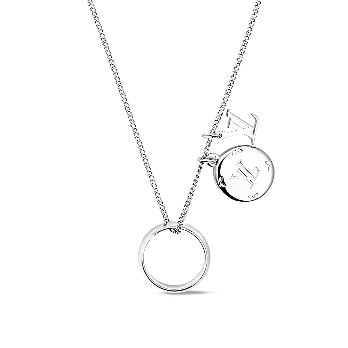 楽天市場】 ルイヴィトン LOUIS VUITTONリングネックレス モノグラム