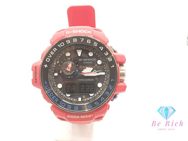 楽天市場】カシオ CASIO G-SHOCK ガルフマスター GWN-1000RD 電波