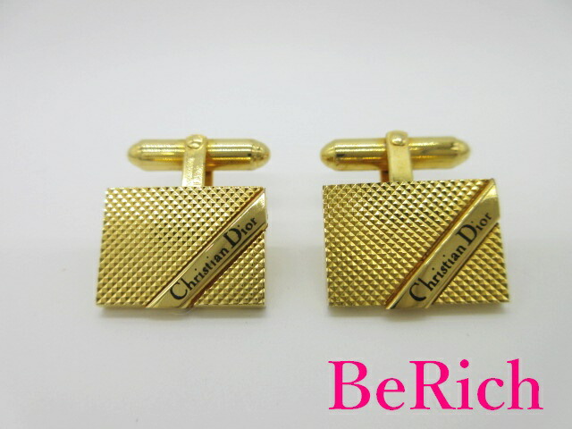 楽天市場】クリスチャン ディオール Christian Dior カフス ゴールド