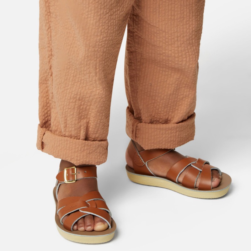 楽天市場】サンダル キッズ ジュニア ソルトウォーター スイマーレザー