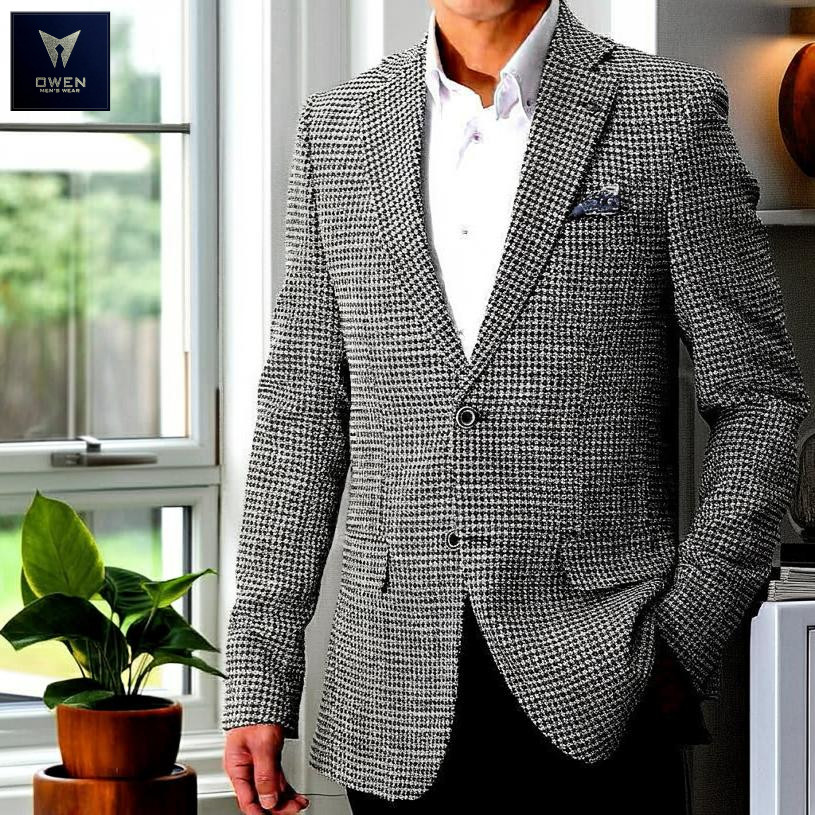楽天市場】テーラードジャケット ブレザー 千鳥柄 春/秋/冬 メンズ