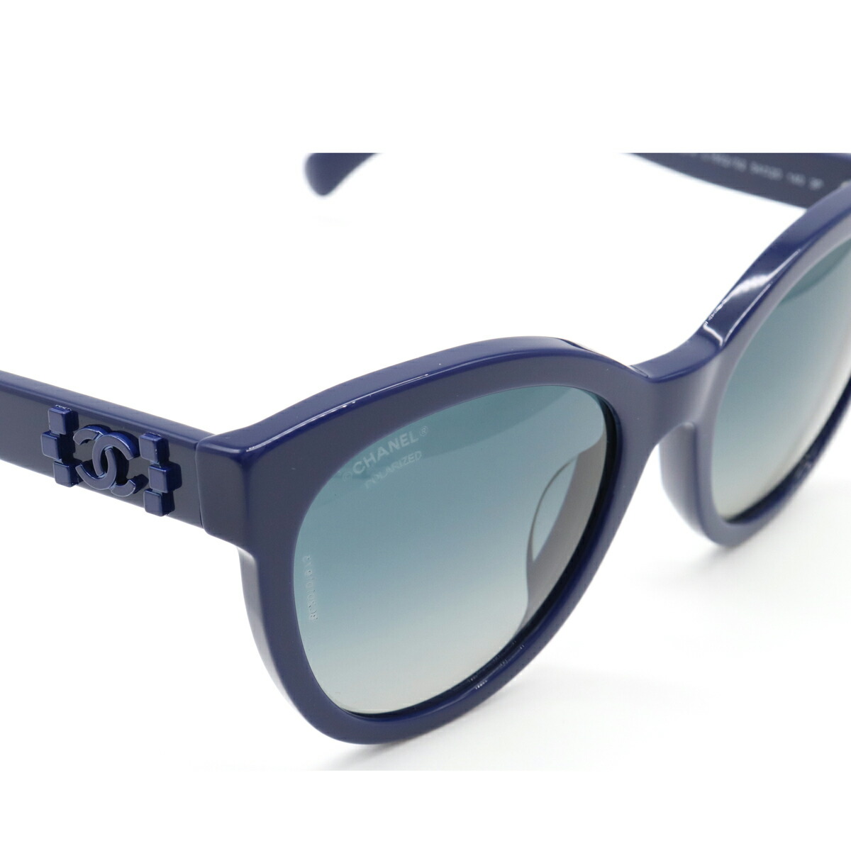 CHANEL シャネル ココマーク サングラス ブルー グラデーション4002
