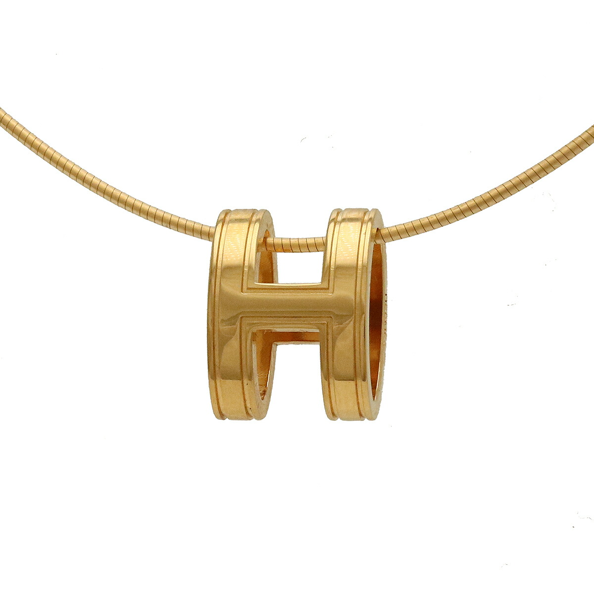 楽天市場】【ジュエリー】HERMES エルメス ポップアッシュ Hネックレス