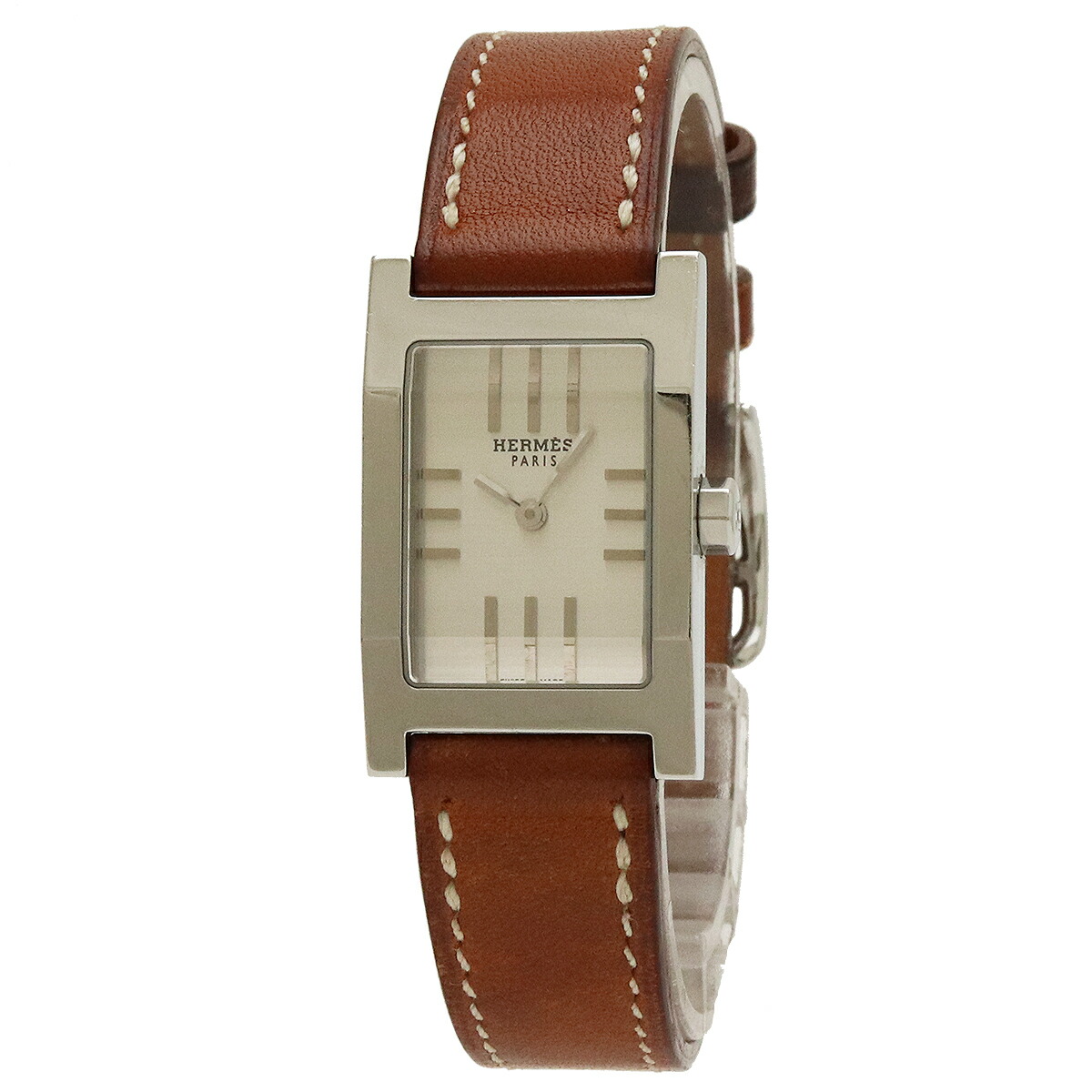 楽天市場】【ウォッチ】HERMES エルメス タンデム シルバー文字盤 SS