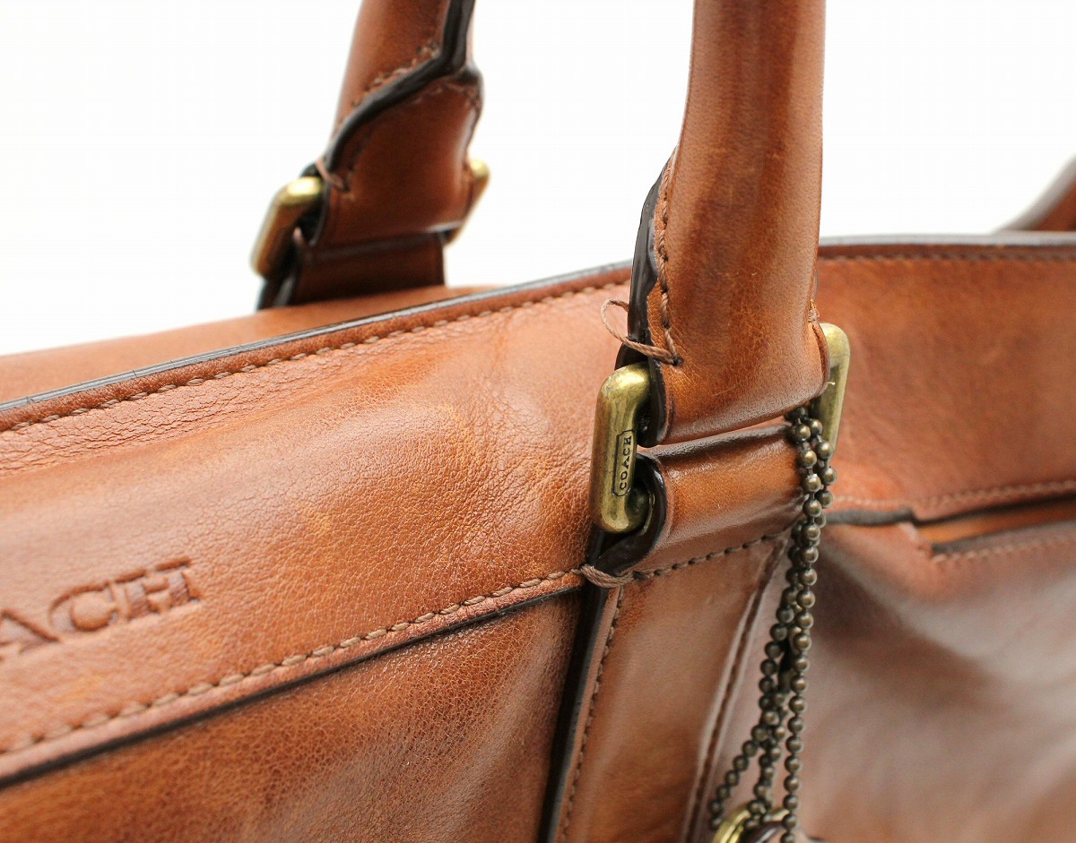 楽天市場】【バッグ】COACH コーチ ブリーカー レガシー レザー