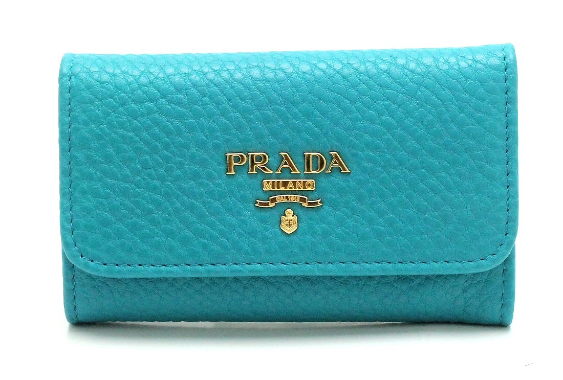 楽天市場】【未使用品】PRADA プラダ 6連キーケース VITELLO GRAIN 型