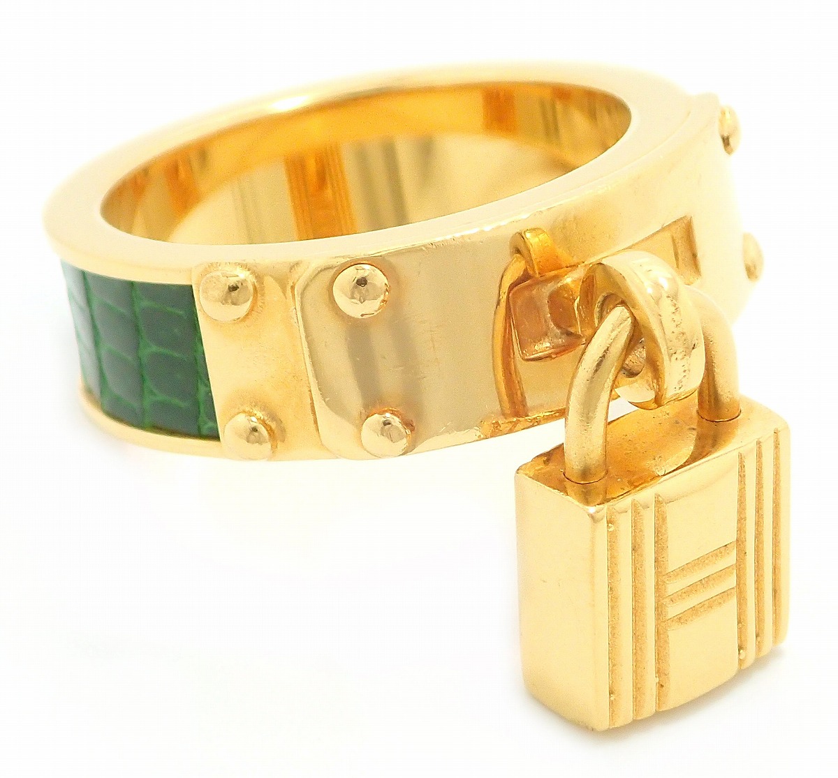 楽天市場】HERMES エルメス スカーフリング ケリー カデナ パドロック