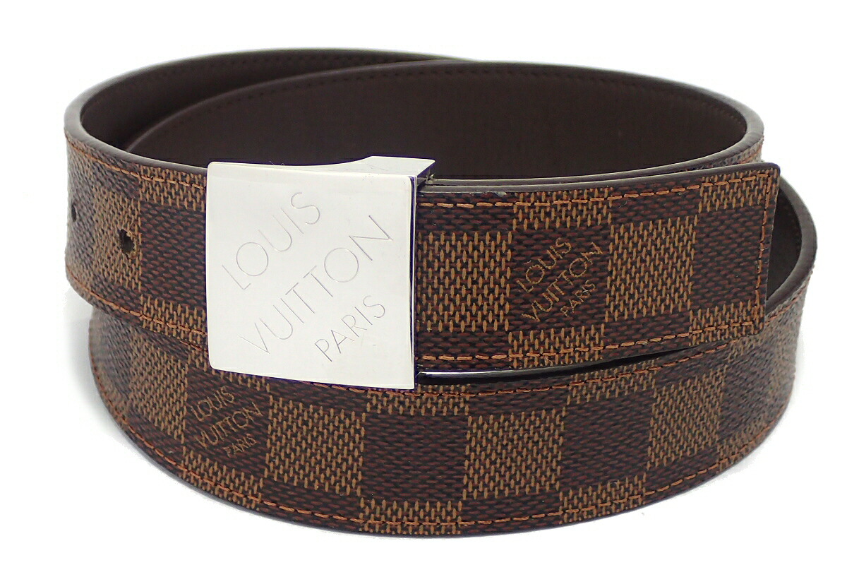 楽天市場】LOUIS VUITTON ルイ ヴィトン ダミエ サンチュール キャレ