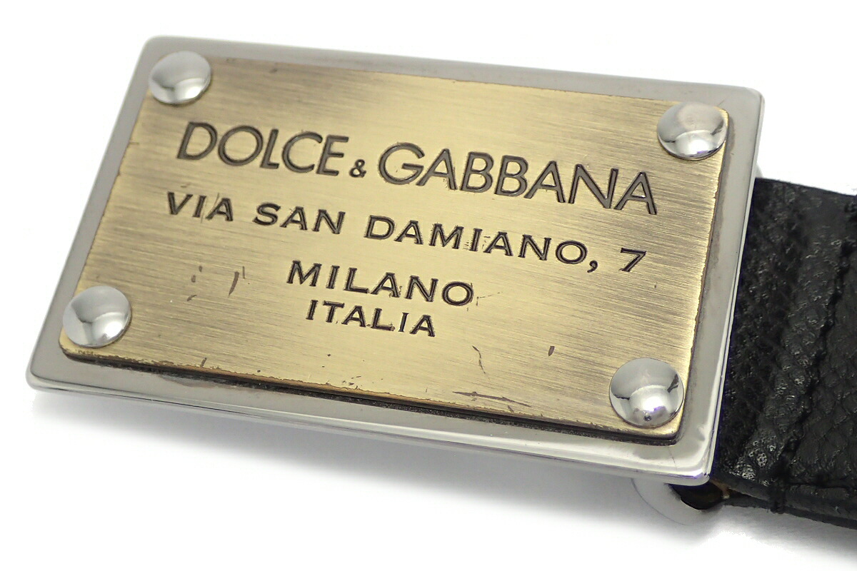 楽天市場】DOLCE&GABBANA ドルチェ&ガッバーナ D&G ドルガバ レザー
