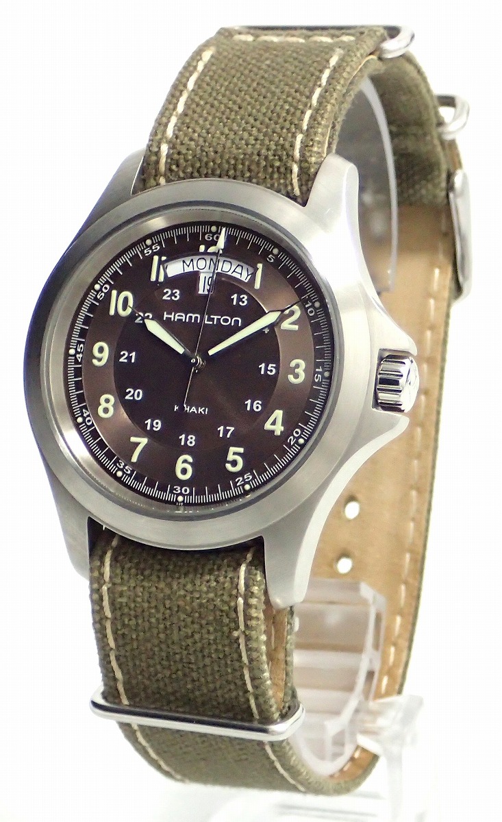 楽天市場】【ウォッチ】HAMILTON ハミルトン カーキ キング デイデイト