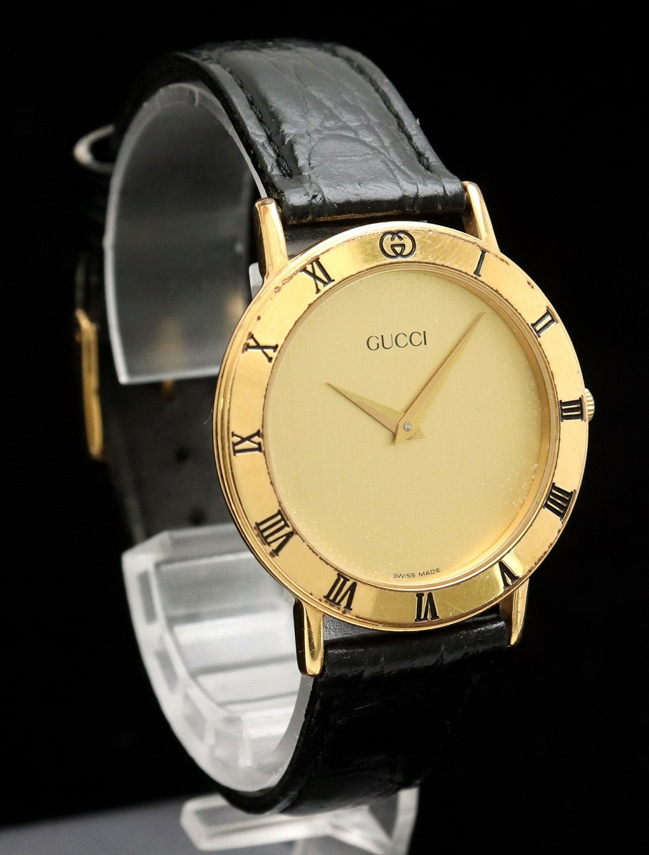 楽天市場】【ウォッチ】GUCCI グッチ ゴールド文字盤 GP ゴールド