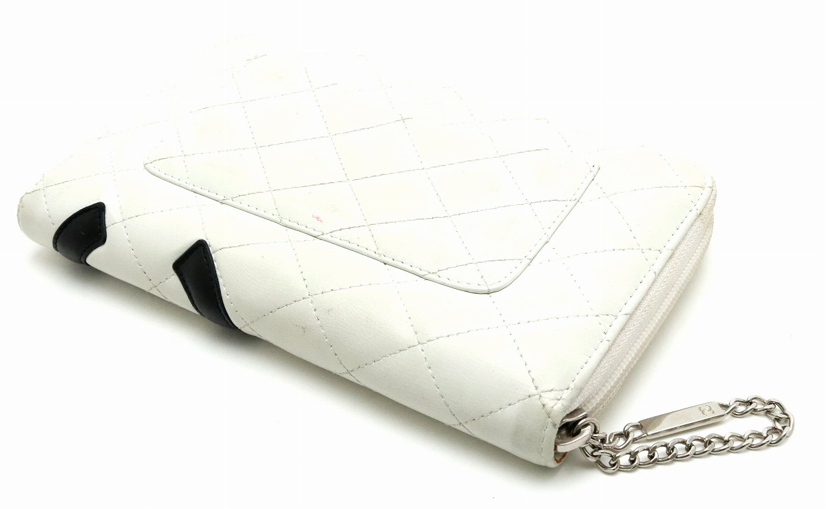 楽天市場】【財布】CHANEL シャネル カンボンライン ラウンド