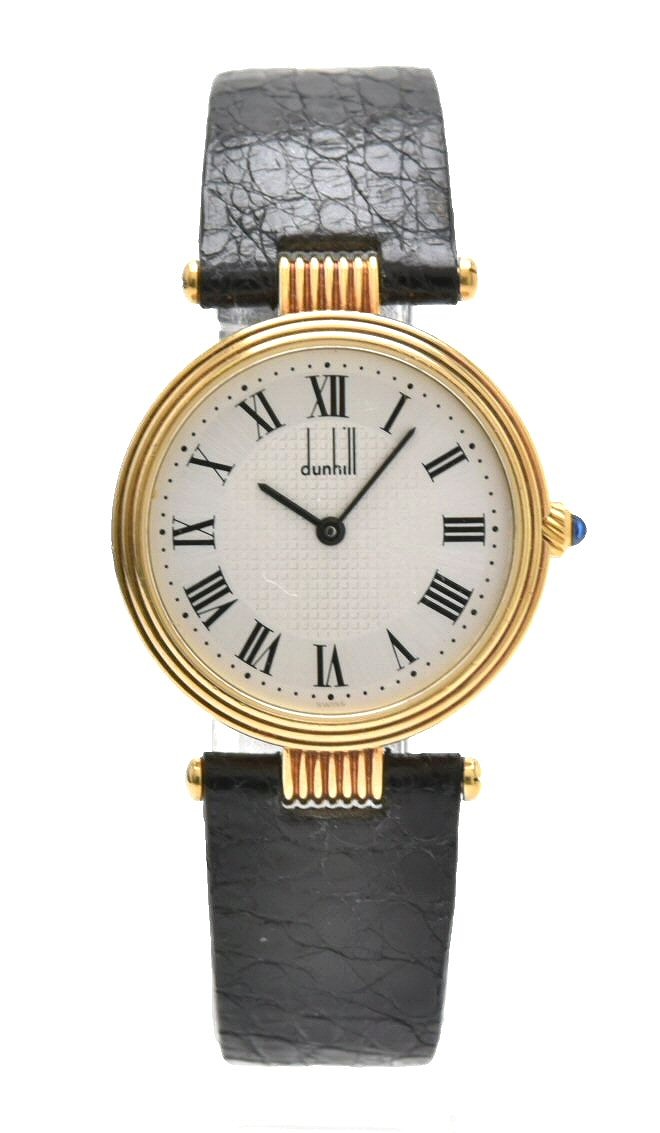 楽天市場】【ウォッチ】dunhill ダンヒル ラウンド メンズ K18YG QZ