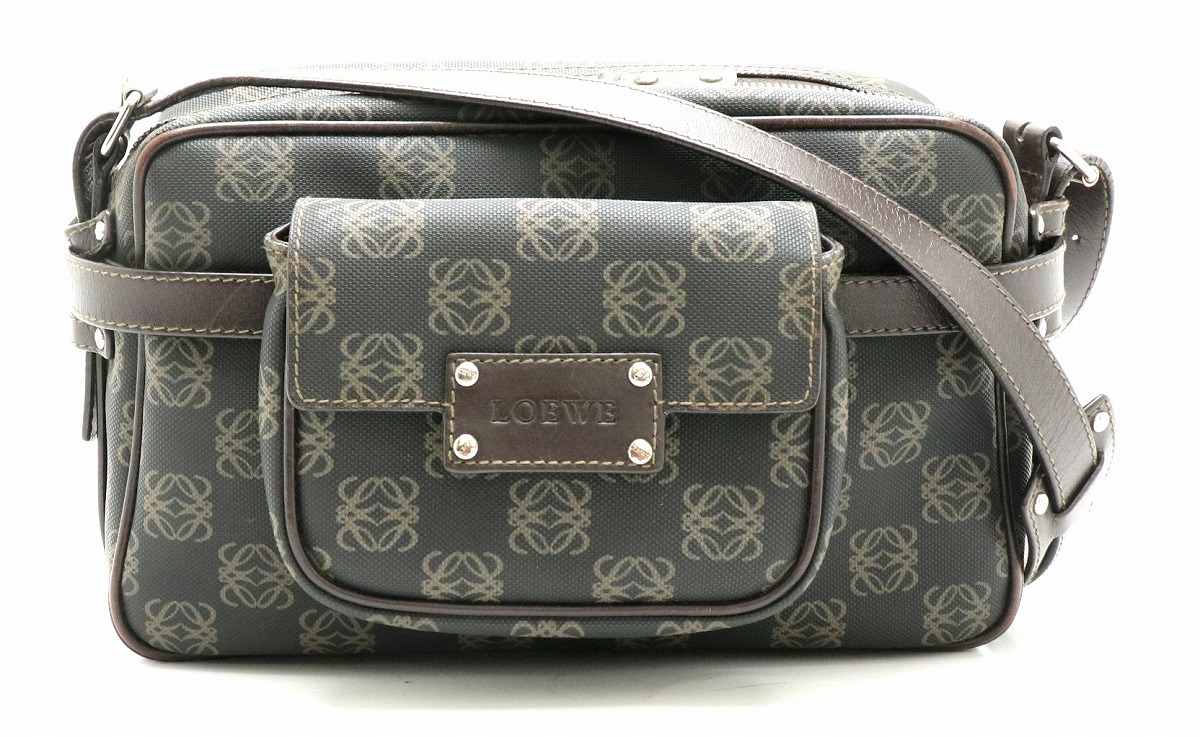 楽天市場】【バッグ】LOEWE ロエベ アナグラム PVC レザー ショルダー