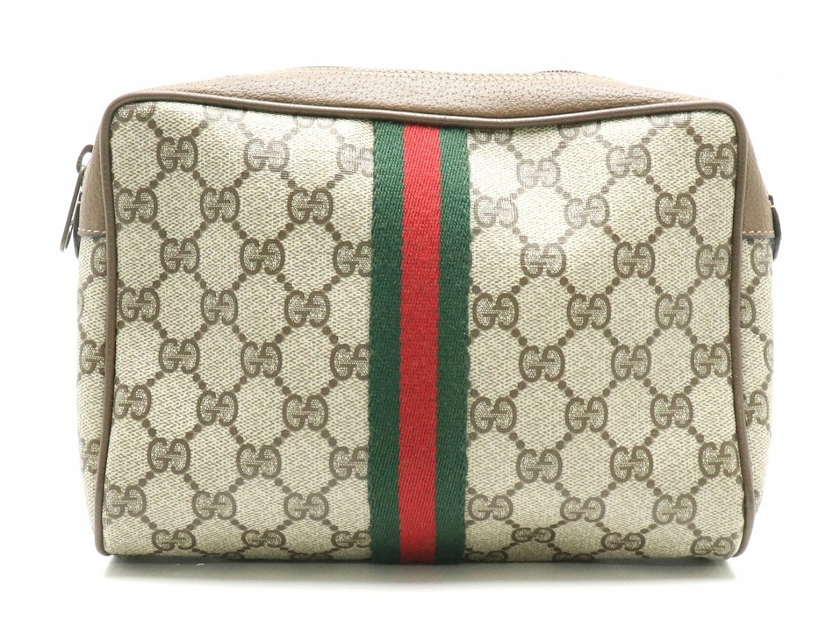 楽天市場】【バッグ】GUCCI グッチ GGプラス シェリーライン オールド