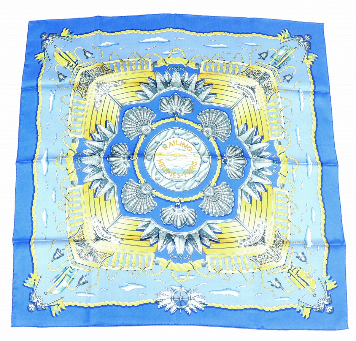 楽天市場】【未使用品】HERMES エルメス スカーフ カレ 90 シルク100