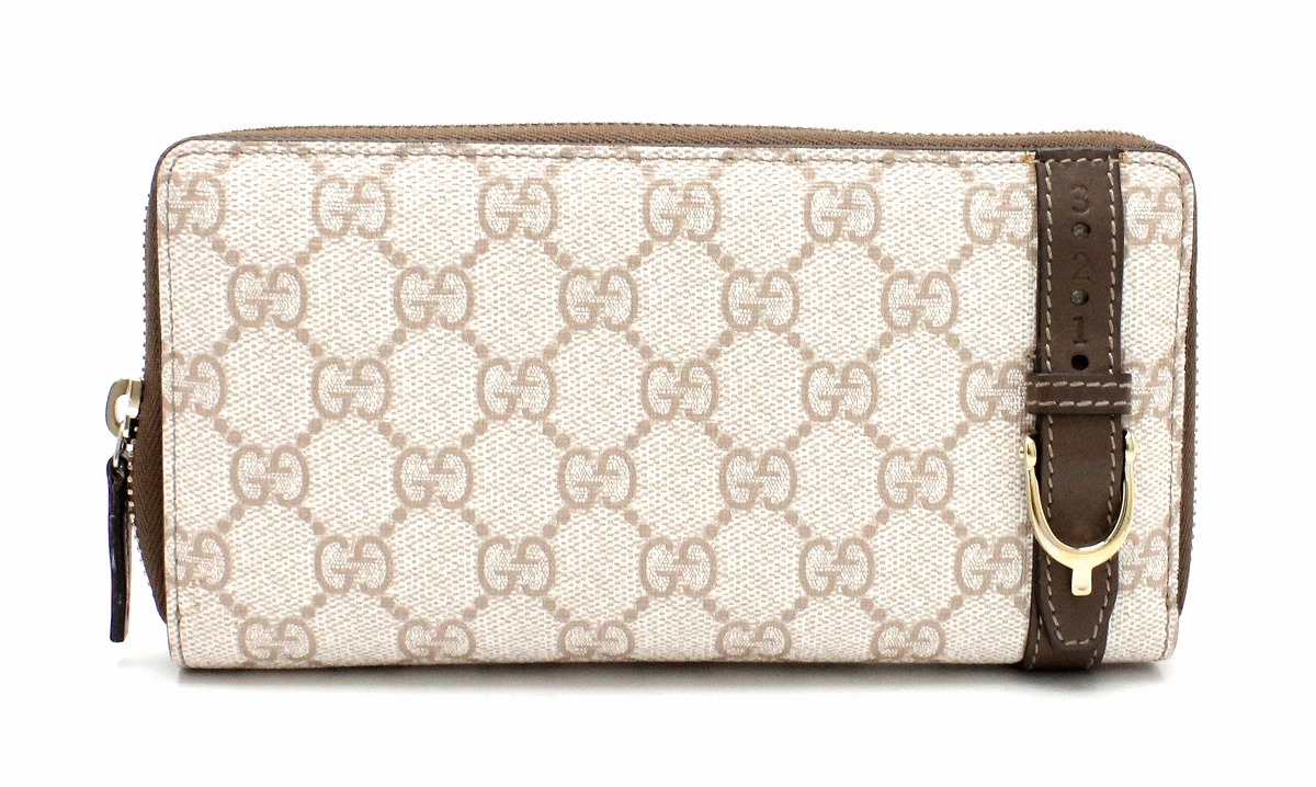 楽天市場】【財布】GUCCI グッチ GGスプリーム ベルトモチーフ