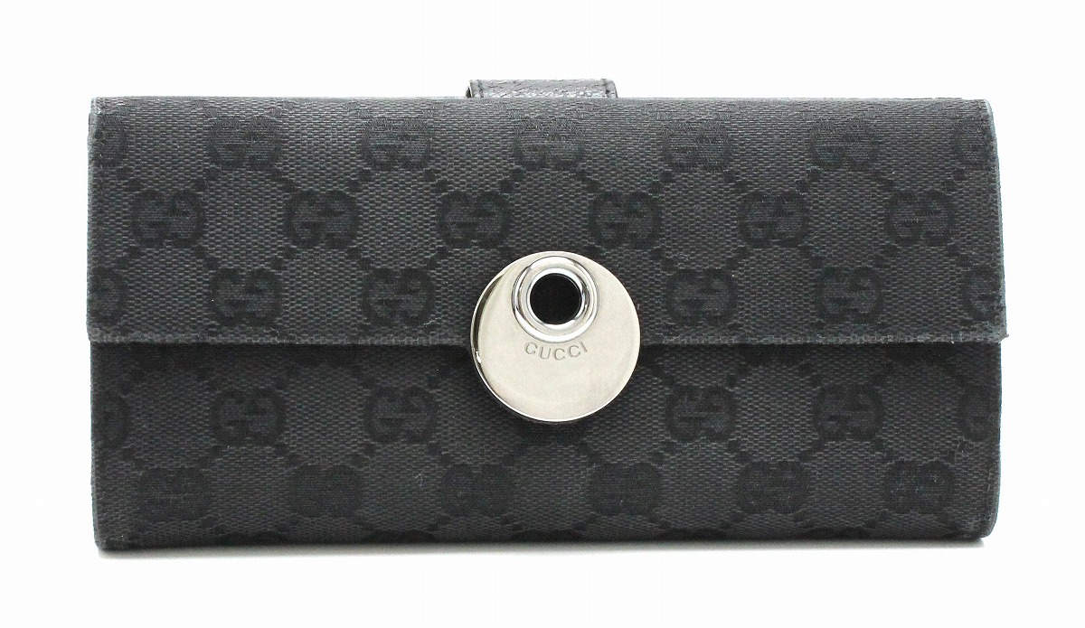 楽天市場】【財布】GUCCI グッチ GGキャンバス Wホック ダブルホック