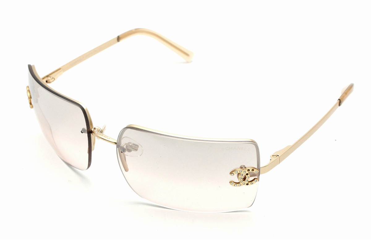 楽天市場】CHANEL シャネル サングラス ココマーク グレー