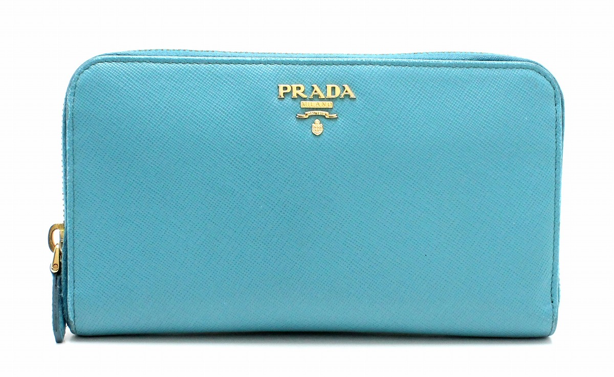 楽天市場】【財布】PRADA プラダ 2つ折 ラウンドファスナー長財布
