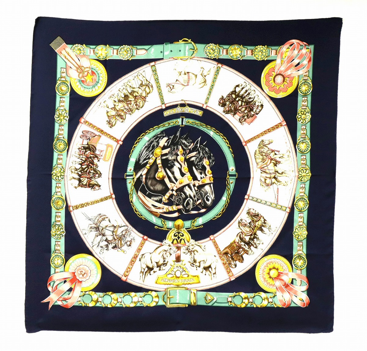 楽天市場】【アパレル】HERMES エルメス カレ90 スカーフ 大判スカーフ