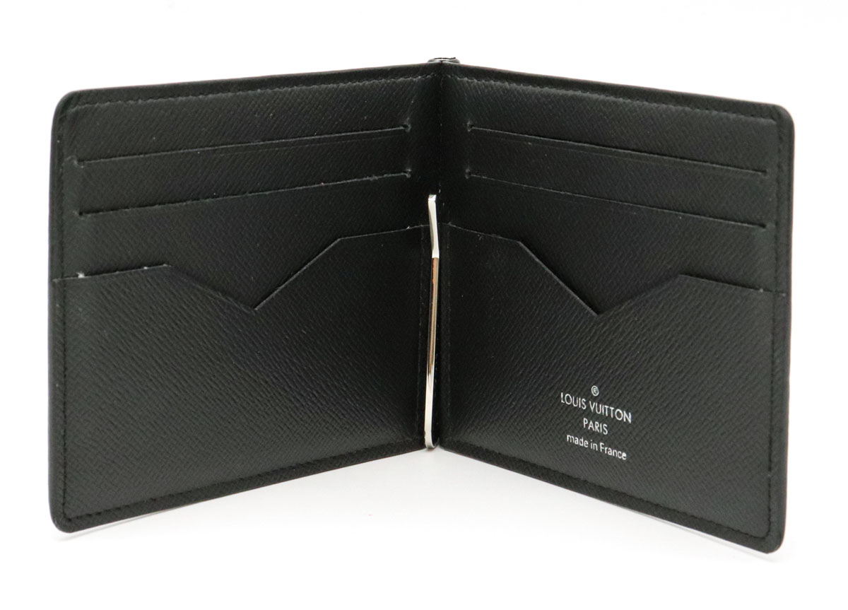 Louis Vuitton マネークリップ ポルトフォイユ・パンス 黒 レザー
