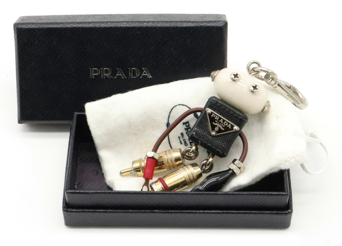楽天市場】PRADA プラダ トリック ロボット キーホルダー エドワード