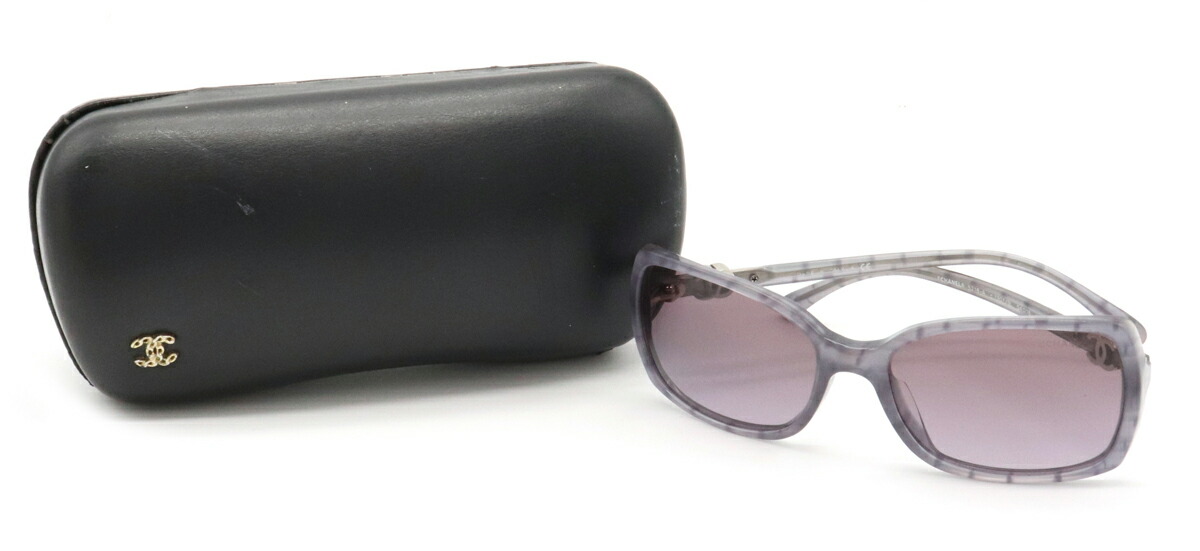 楽天市場】CHANEL シャネル サングラス ココマーク スモーク パープル