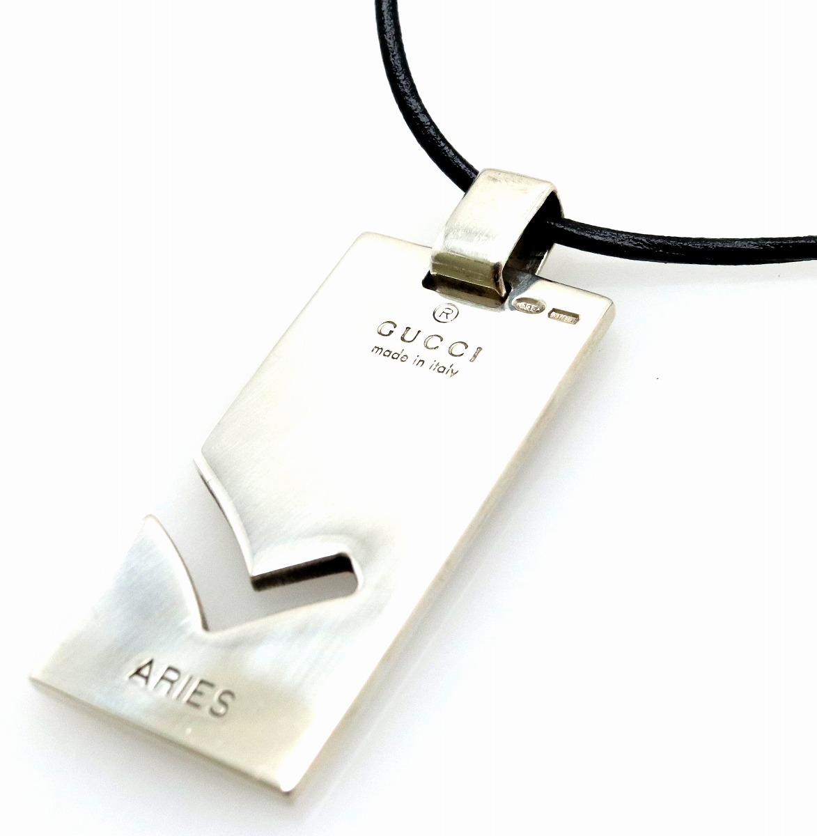 楽天市場】【ジュエリー】GUCCI グッチ シルバー プレート ペンダント