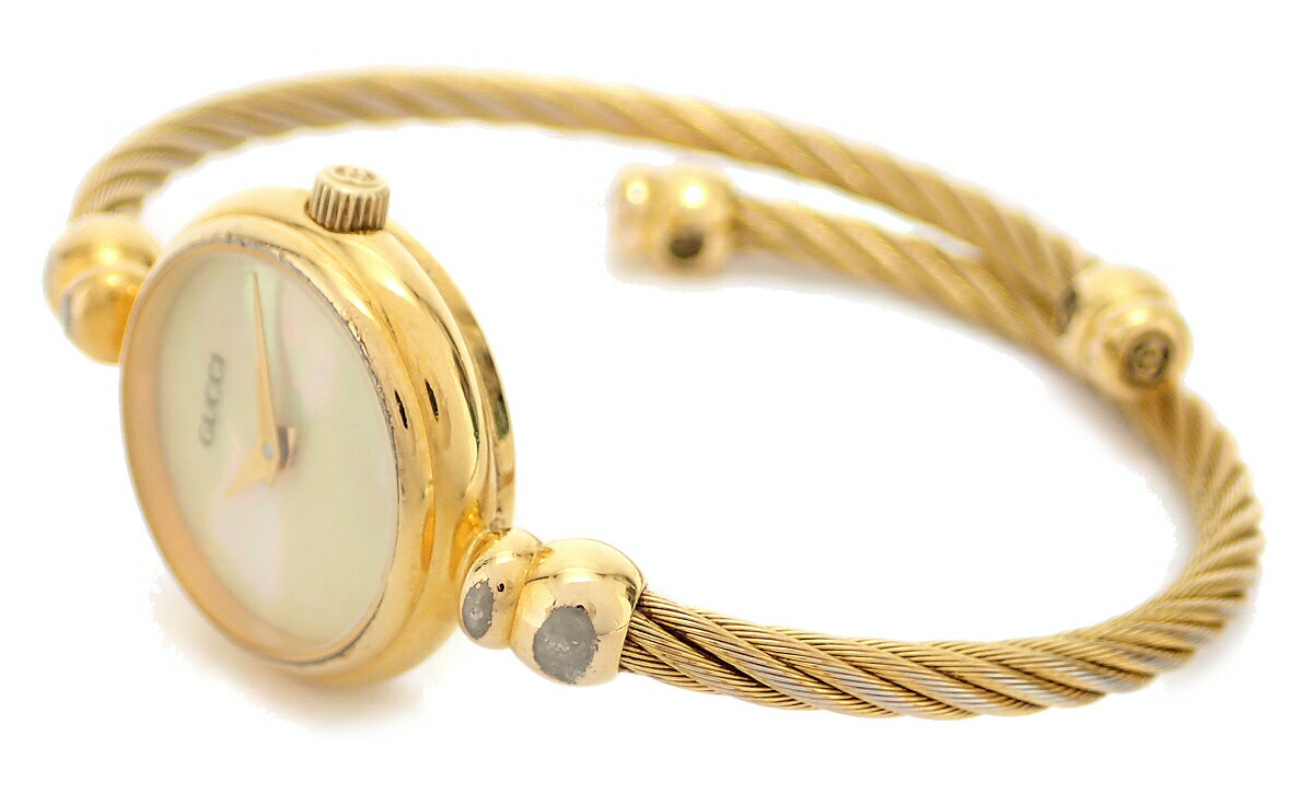 楽天市場】【ウォッチ】GUCCI グッチ バングル ウォッチ ホワイト