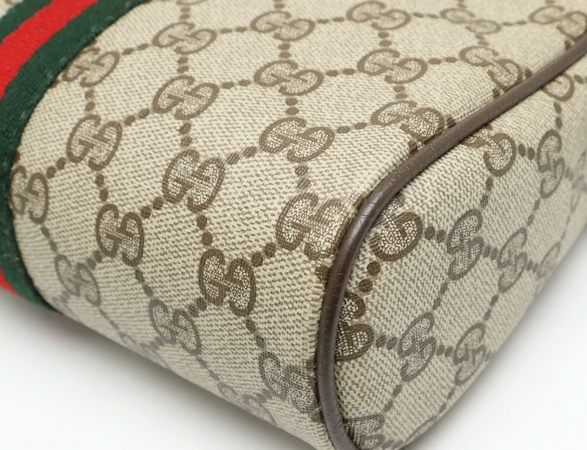 楽天市場】【バッグ】GUCCI グッチ GGプラス シェリーライン オールド