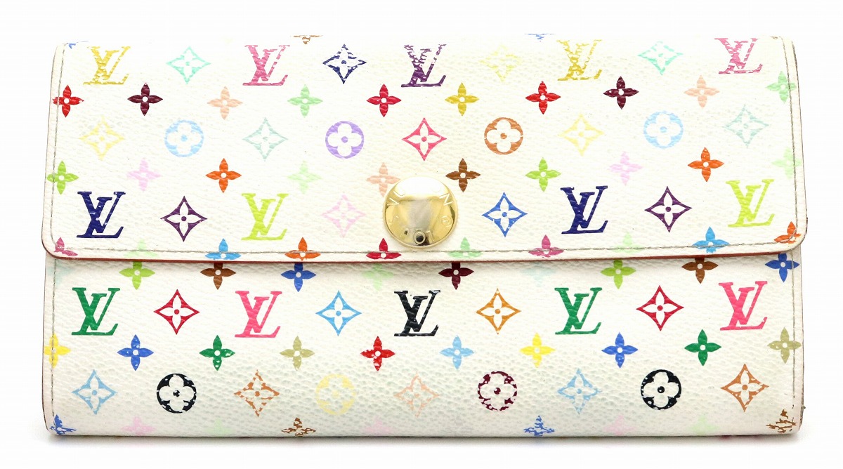 楽天市場】【財布】LOUIS VUITTON ルイ ヴィトン マルチカラー 長財布