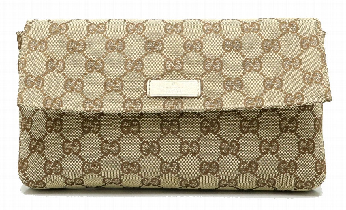 GUCCI グッチ ウエストポーチGGキャンバスボディバッグ146304