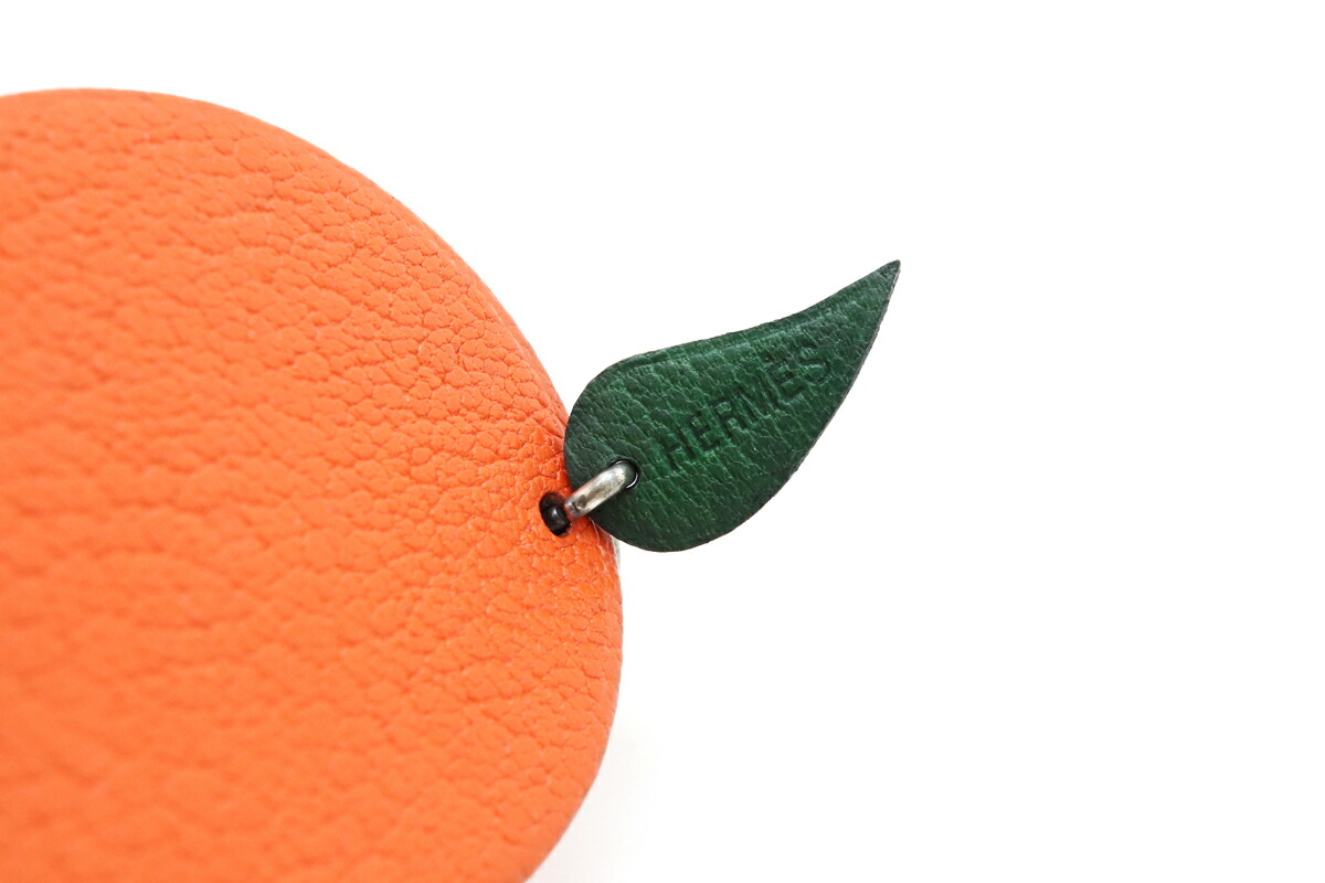 楽天市場】HERMES エルメス フルーツ チャーム オレンジモチーフ